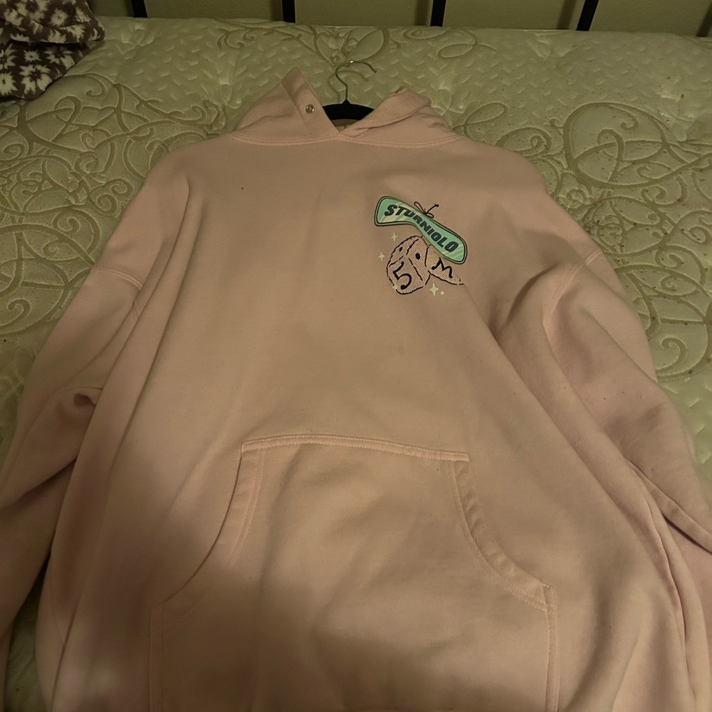Graphic Pink Hoodie